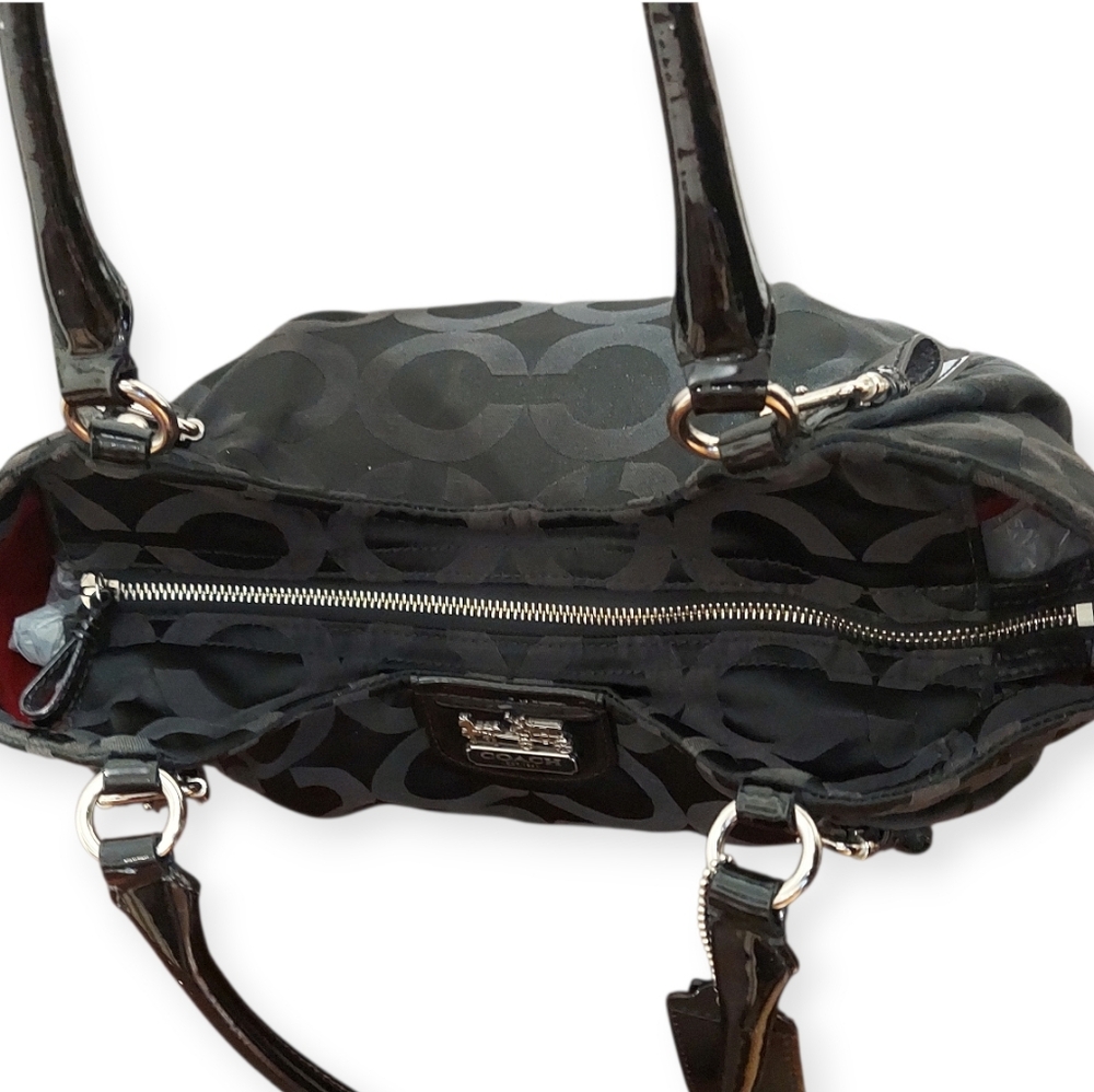 Coach Vintage Madison Abigail Op-Art Santeen Shoulder Bag - Picture 7 of 10